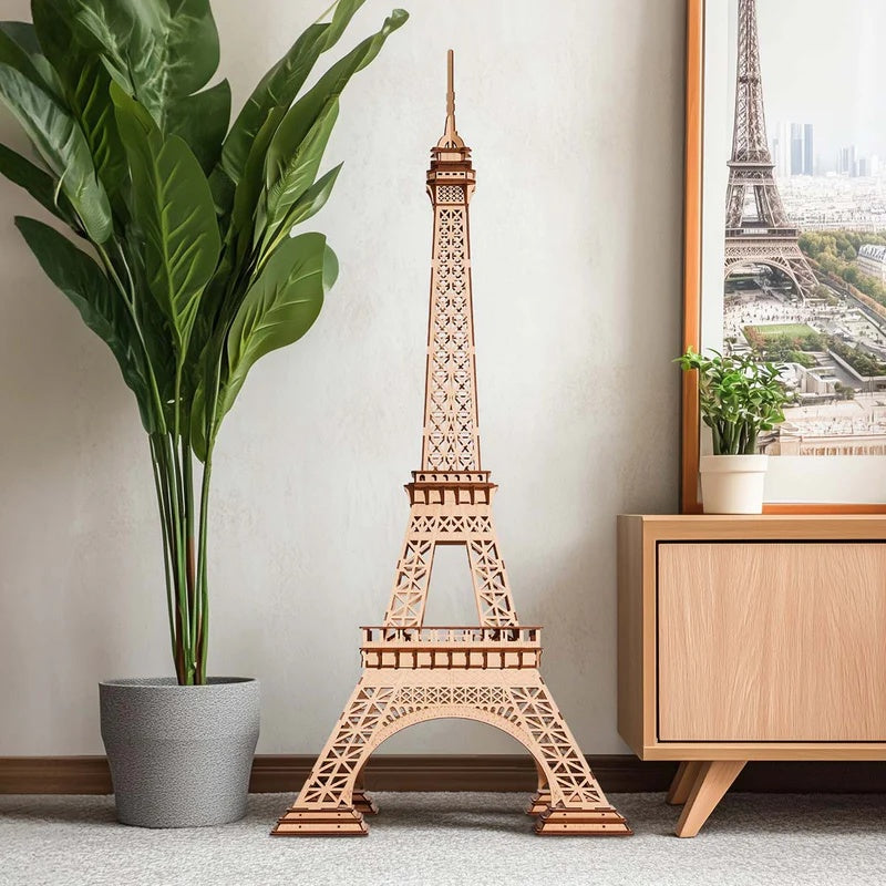 Rolife Eiffel Tower Plus 3D Wooden Puzzle, Only Supports TK And Independent Sites