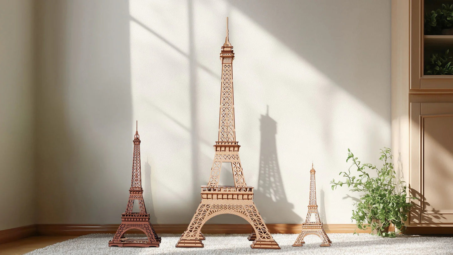 Rolife Eiffel Tower Plus 3D Wooden Puzzle, Only Supports TK And Independent Sites