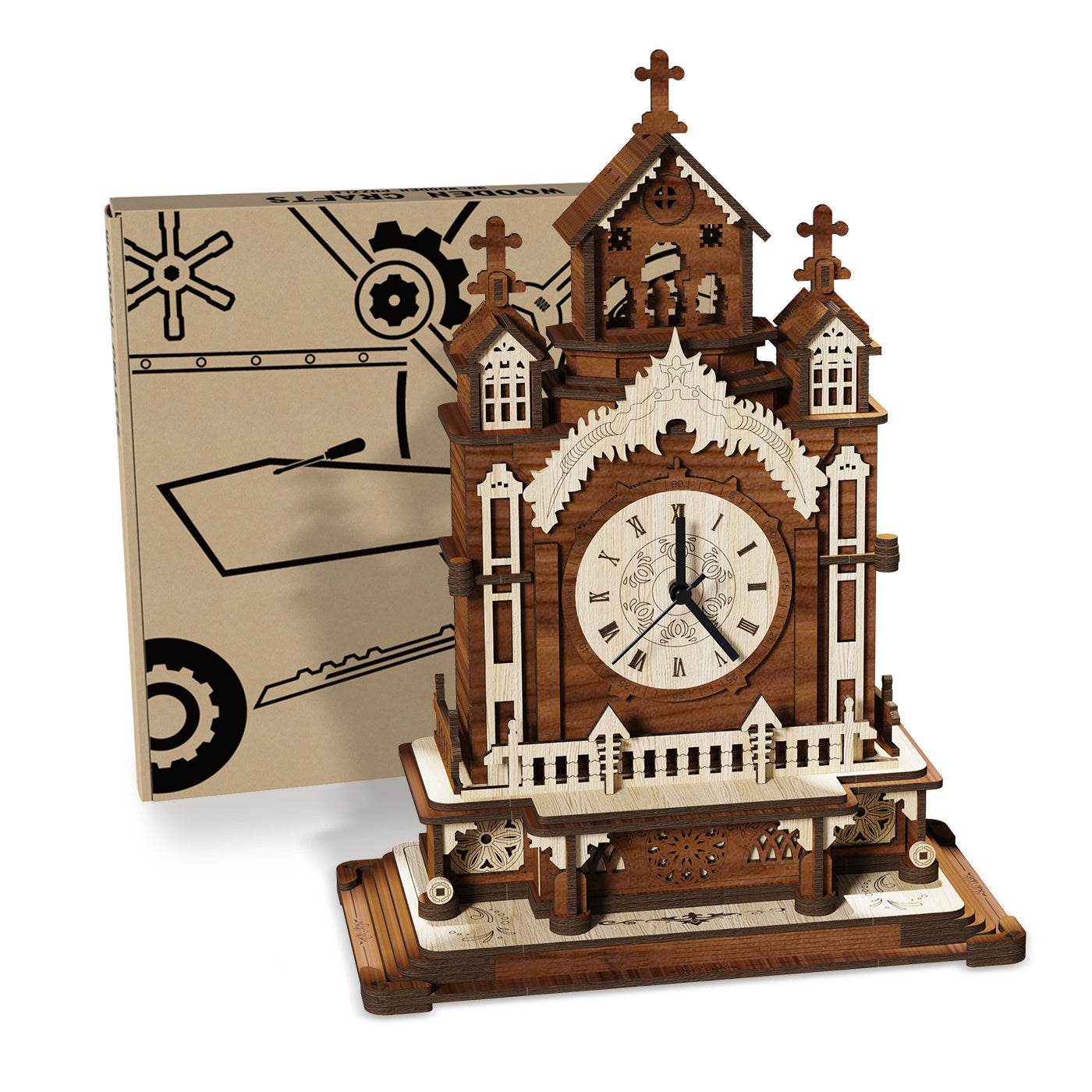 Home Fashion Simple Time Castle Puzzle Toys