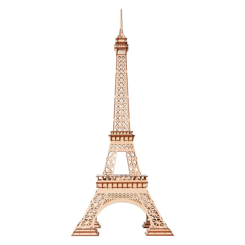 Rolife Eiffel Tower Plus 3D Wooden Puzzle, Only Supports TK And Independent Sites