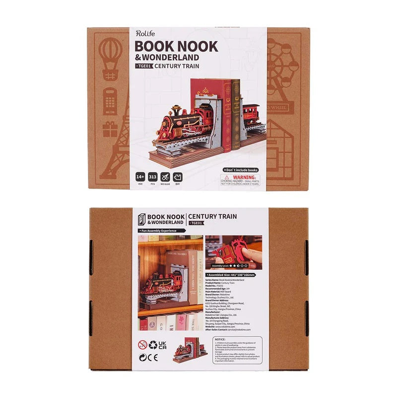 Rolife Century Train DIY Book Nook,Only Supports TK And Independent Website Platforms