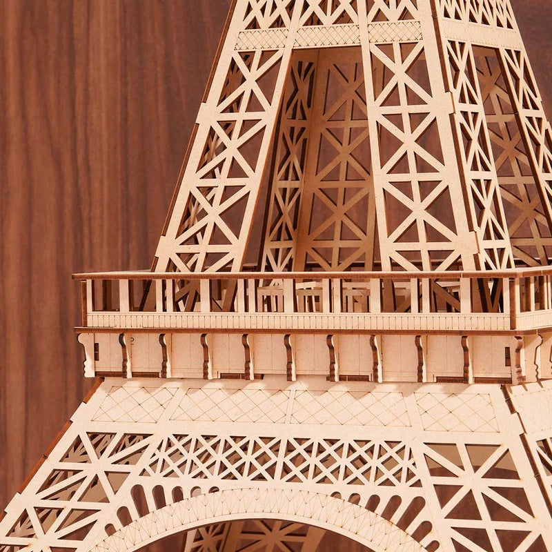 Rolife Eiffel Tower Plus 3D Wooden Puzzle, Only Supports TK And Independent Sites